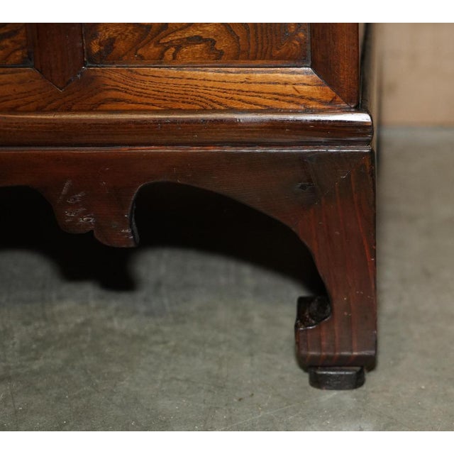 Korean Scholars Side Tables with Drawers, 1950s, Set of 2 For Sale - Image 6 of 18