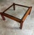 Square Coffee Table in Walnut and Mirrored Glass, Italy, 1970s For Sale - Image 9 of 9