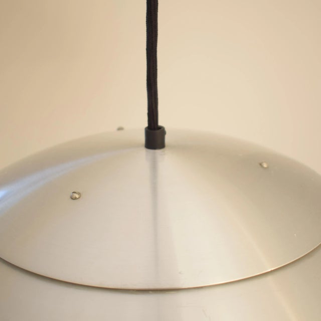 Mid-Century Swedish Chrome Pendant Lamp by Hans-Agne Jakobsson for Markaryd, 1960s For Sale - Image 4 of 13