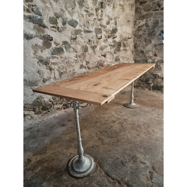 Antique French Bistro Table Dining Table, 1900s For Sale - Image 16 of 17