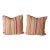 Pair of Contemporary Striped Throw Pillows For Sale