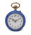Metal Antique French Monachina Fob Watch in Enameled Silver, 1890s For Sale - Image 7 of 7