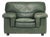 Lounge Armchair in Green Patinated Leather from Roche Bobois, 1970 For Sale
