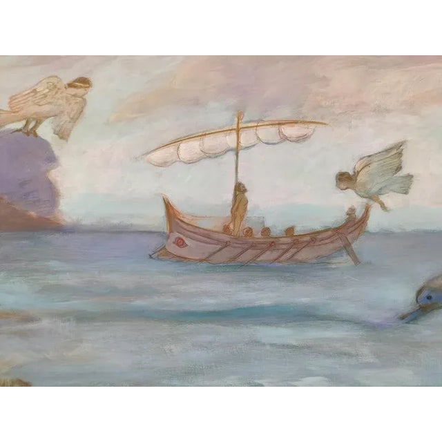 Mythological Symbolic Female Figure, 2015, Oil on Canvas For Sale - Image 4 of 10