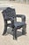 Mediterranean Tuscan Mediterranean Black Aluminum Metal Garden Patio Dining Chair - Set of 4 For Sale - Image 3 of 12