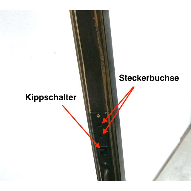 German Floor Lamp with Reading Table, 1930s For Sale - Image 10 of 12