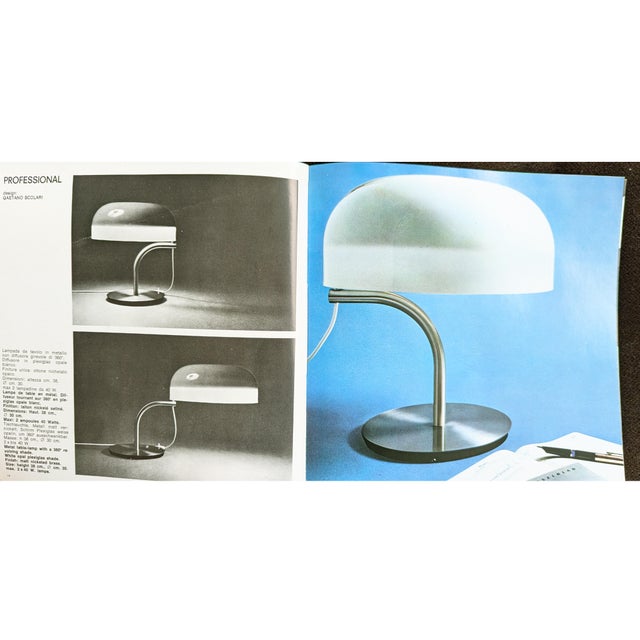 Metal Adjustable Professional Table Lamp by Gaetano Scolari for Valenti Luce, 1972 For Sale - Image 7 of 17