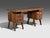 1960s Pierre Jeanneret, Rare Writing Desk, Teak, Leatherette, Chandigarh, India, 1960s For Sale - Image 5 of 14
