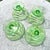 Mid 20th Century Vintage Green Federal Glass Sherbet Dishes - Set of 8 For Sale - Image 5 of 9