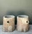 Handcrafted Faux Bois Cement Planters - A Pair For Sale In West Palm - Image 6 of 18