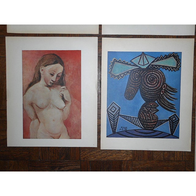 Abstract Vintage Mid 20th Century Picasso Lithographs-Set of 7 For Sale - Image 3 of 6