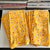 Textile Vintage 1980s Yellow Geometric Cotton Napkins, Set of 12 For Sale - Image 7 of 7