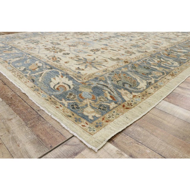 Persian Sultanabad Rug, 09’05 X 12’03 For Sale In Dallas - Image 6 of 10
