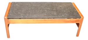 Slate Slab Living Room Table, 1960s