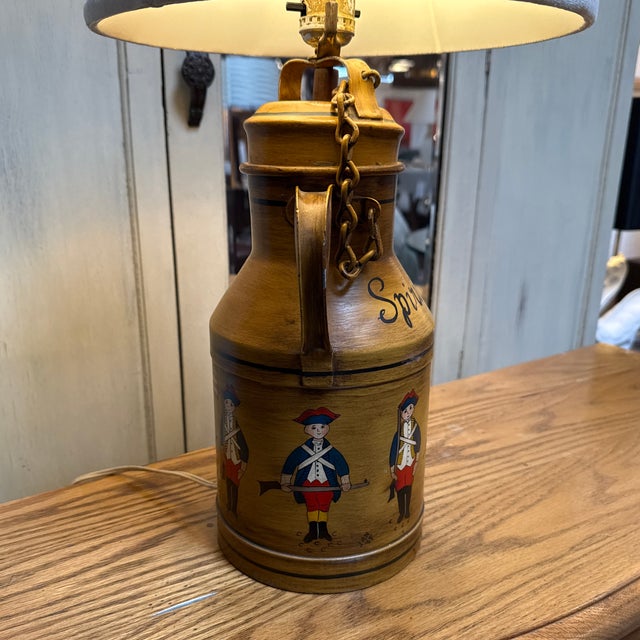 Wood 1976 Spirit of America 200th Anniversary Table Lamp For Sale - Image 7 of 12