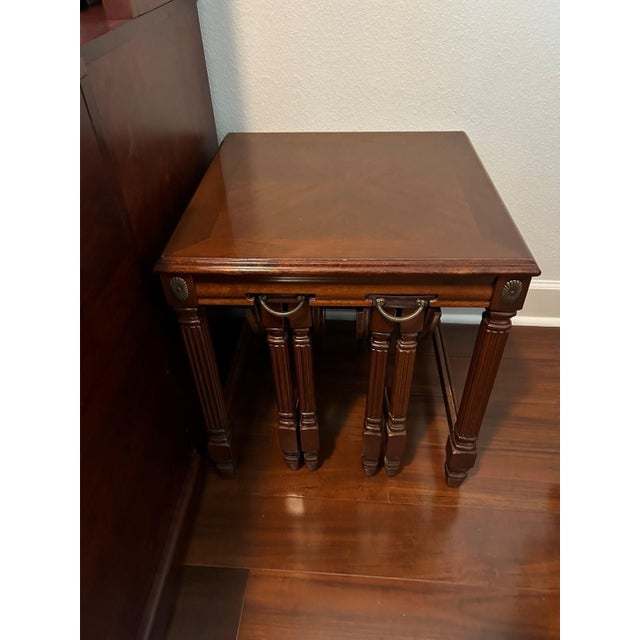 Vintage Italian-Style Nesting Tables Unknown Manufacturer Fine Furniture, 1960s – Set of 3 An elegant set of three vintage...