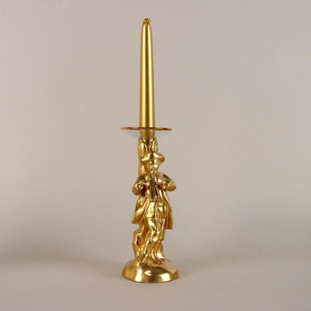 Ceramic Candlesticks from Este, Set of 2 For Sale - Image 4 of 11