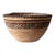 Vintage Woven Basket Bowl For Sale