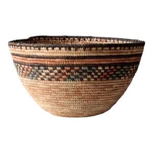 Vintage Woven Basket Bowl