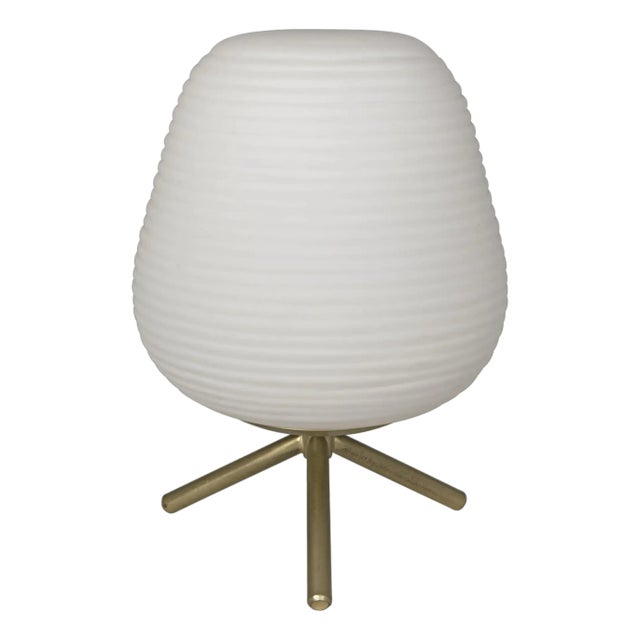 NOIR Foka Table Lamp, Metal with Brass Finish For Sale