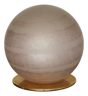 Large Violet Satin and Corroso Swirl Murano Glass Table Lamp from VeArt, 1980s
