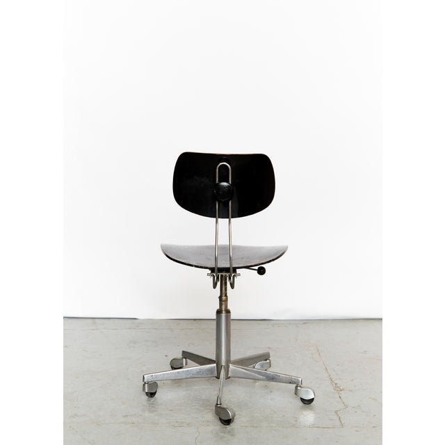 Mid-Century Modern Mid-Century Model SE 40 Swivel Chair by Egon Eiermann for Wilde+Spieth For Sale - Image 3 of 14