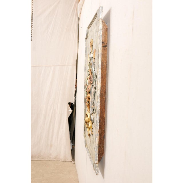 Italian Italian Decorative Wall Panel, 19th Century For Sale - Image 3 of 10