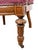 Wood Vintage Renaissance Revival Carved Armchair With Burgundy Floral Upholstery For Sale - Image 7 of 18