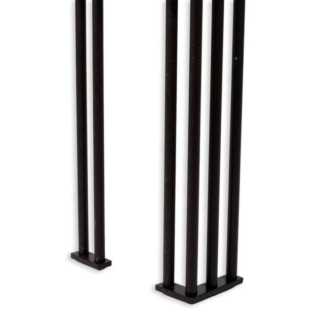 Vintage Marble & Bronze Console Table Attributed to Jean-Michel Wilmotte For Sale In Detroit - Image 6 of 7