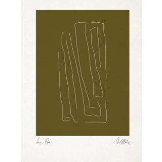 Contemporary Abstract Lines Giclee Print For Sale