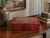 Antique Late Qing–Early Republic Chinese Red Leather Wedding Box With Double Happiness Motif, C. 1900 For Sale - Image 12 of 12
