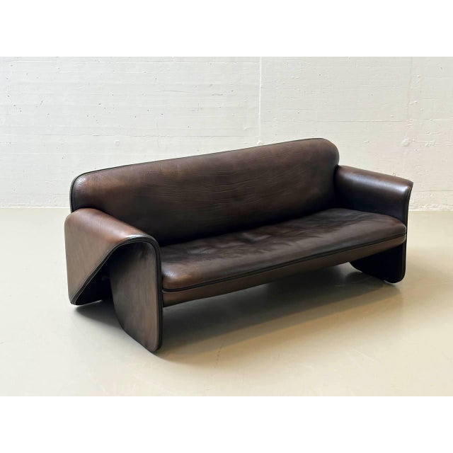 Gerd Lange Vintage DS-125 Three-Seater Sofa by Gerd Lange for de Sede, 1980s For Sale - Image 4 of 18