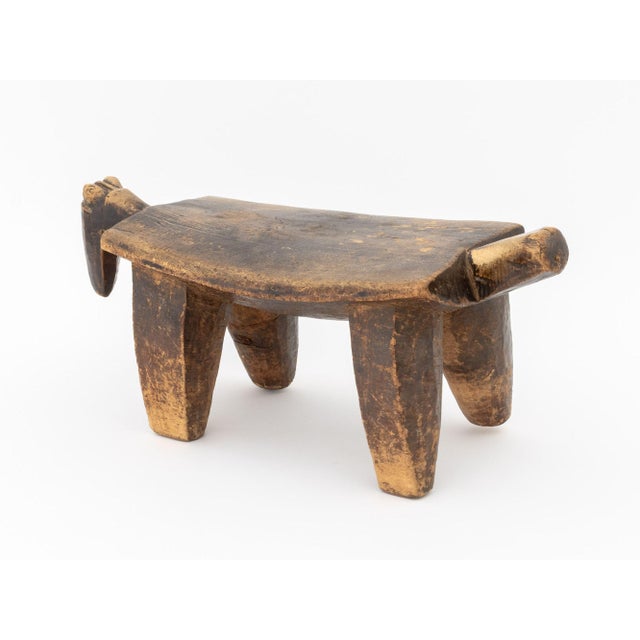 Lobi Burkino Faso Zoomorphic Carved Wood Stool For Sale In New York - Image 6 of 8