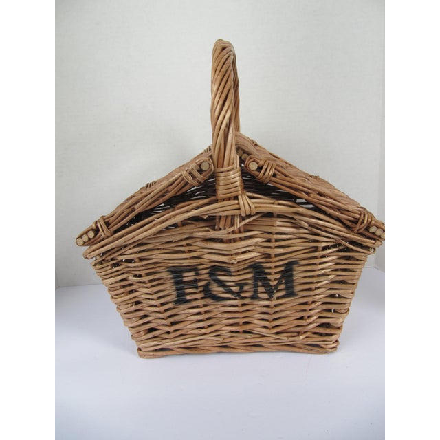 Small Fortnum & Mason Mini Hamper Basket Chairish