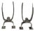 Modern/Art Deco Silver Andirons For Sale
