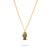 Contemporary Energy Flow Hamsa Hand Evil Eye Pendant Gold Chain Necklace For Sale - Image 3 of 8