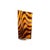 Modern Cased Art Glass Vase With Amber Tiger Stripe Pattern - 8.75” For Sale In Chicago - Image 6 of 12
