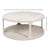Scandinavian Two-Tier Drum Coffee Table in Grey Pine For Sale - Image 11 of 11