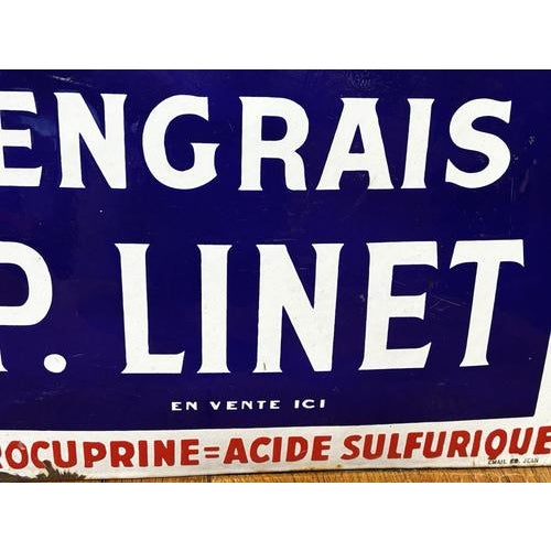 French Enamel Sign For Sale - Image 3 of 5