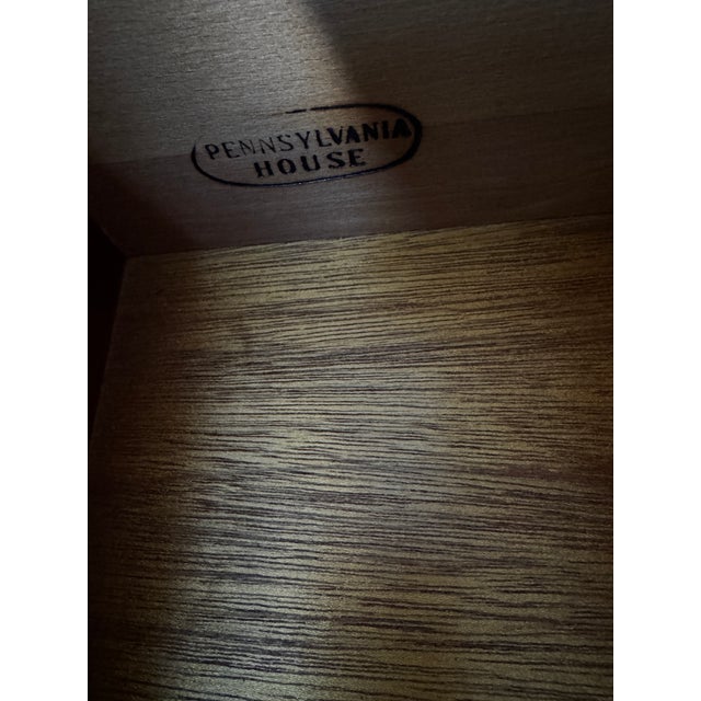 Wood 1974 Pennsylvania House Cherry Chifferobe Tall Chest For Sale - Image 7 of 7