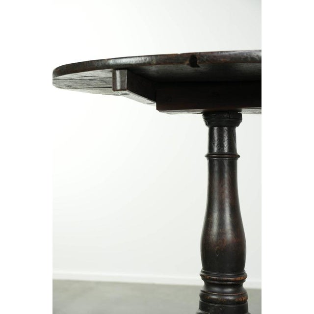 18th Century English Oak Side Table For Sale - Image 6 of 9