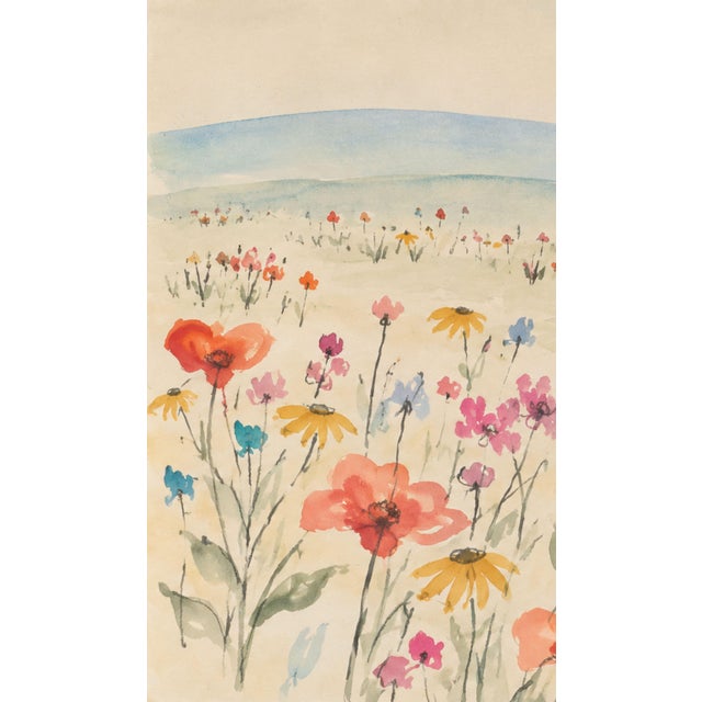 Bunny Williams Home Wildflower Art Print – Floral Meadow Landscape, 24" X 16" For Sale - Image 4 of 7