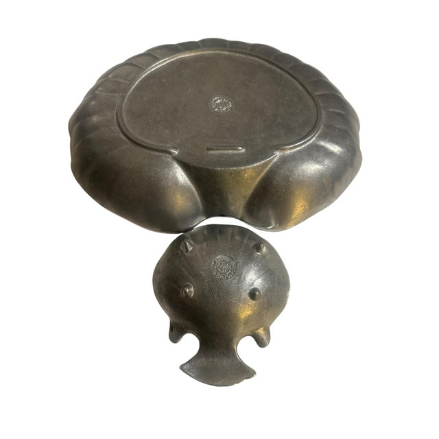 1980s 1980s Wilton Armatale Shell Hors d'Oeuvre Serving Set For Sale - Image 5 of 12