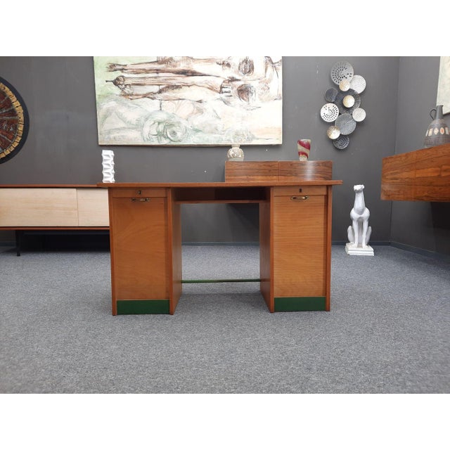 Vintage Childrens Desk with Roll-Up Doors, 1950s For Sale - Image 13 of 13