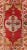 Shabby Chic Antique Turkish Oushak Rug With Bright Red Ground and Center Medallion For Sale - Image 3 of 8