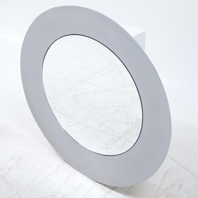 Modern 1970s Pair of Modernist Mirrors by Lorenzo Burchiellaro For Sale - Image 3 of 5