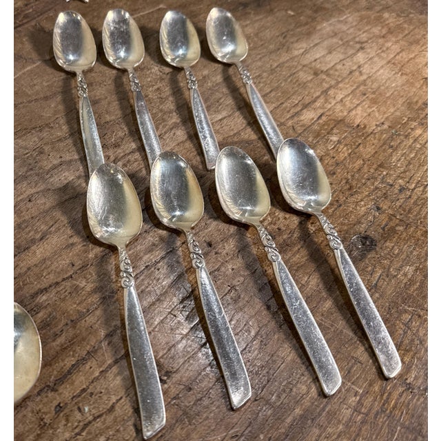 Silver Silver Plate Flatware South Seas by Community With Serving Pieces - Service for 8 For Sale - Image 8 of 10