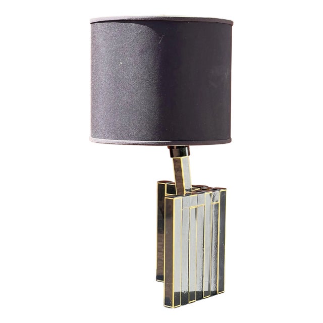 A Mosaic Table Lamp By Bd Lumica, Signed, Circa 1970 For Sale