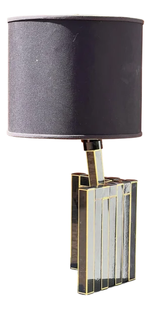 A Mosaic Table Lamp By Bd Lumica, Signed, Circa 1970