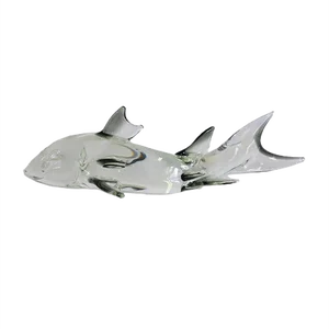Pedestal Murano Glass Fish, 1980s
